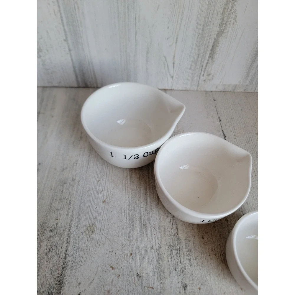 Prep‎ collection cup white measurement set kitchen utensil